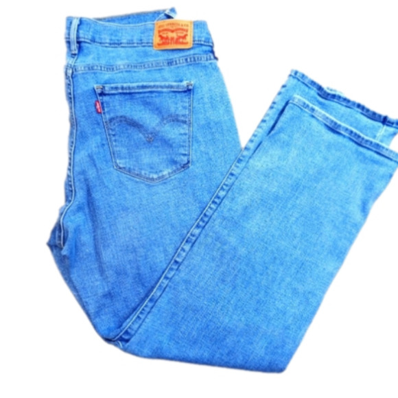 Levi's Denim - Levi's Strauss Classic Straight Blue Jeans Size 16 w